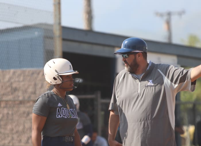 Aquinas softball Jaeya Butler profile by John Murphy 4-21-23042020233587